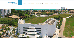 Desktop Screenshot of margadinahotel.com